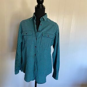 Vtg. LL Bean Women's Plaid Button Down
